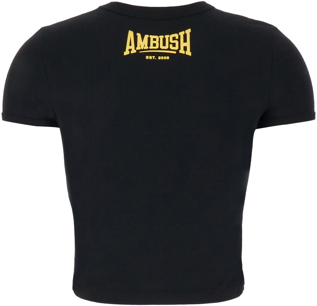 AMBUSH AMBUSH Black cotton t-shirt Zwart