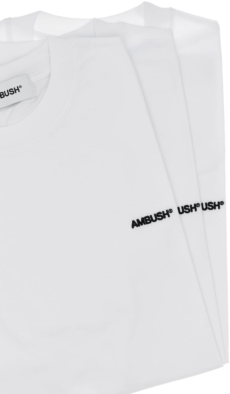 AMBUSH AMBUSH White cotton t-shirt set Wit