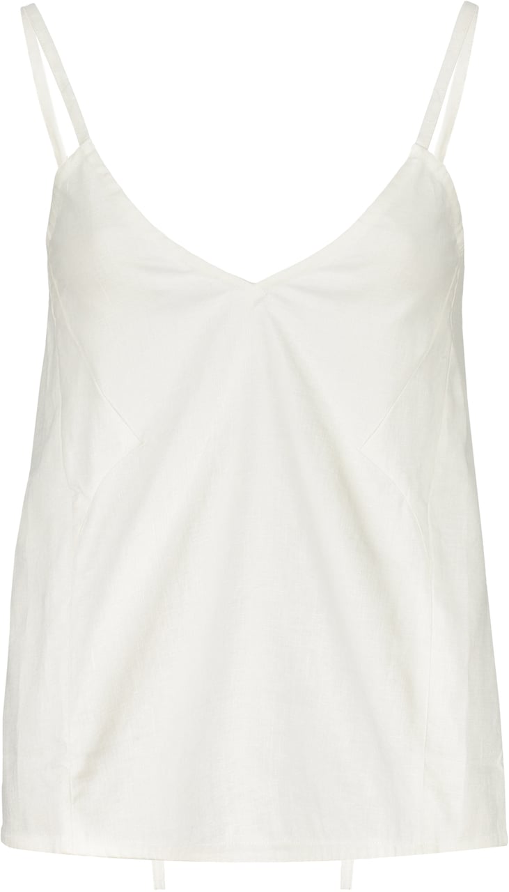 AMBUSH Linen blend tank top Wit
