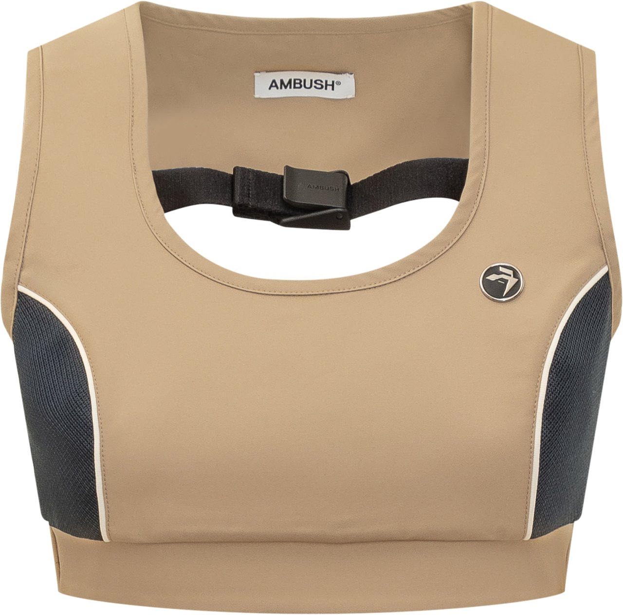 AMBUSH Reggiseno in Misto Spugna Beige