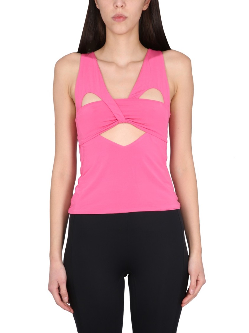 AMBUSH Top With Cut Out Details Roze