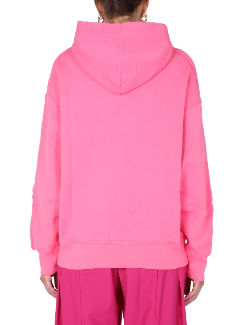 AMBUSH Relaxed Fit Cotton Sweatshirt Roze