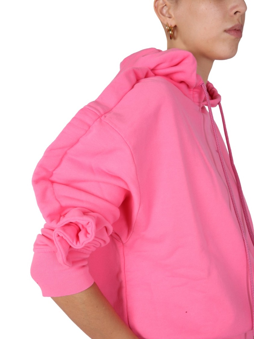 AMBUSH Relaxed Fit Cotton Sweatshirt Roze