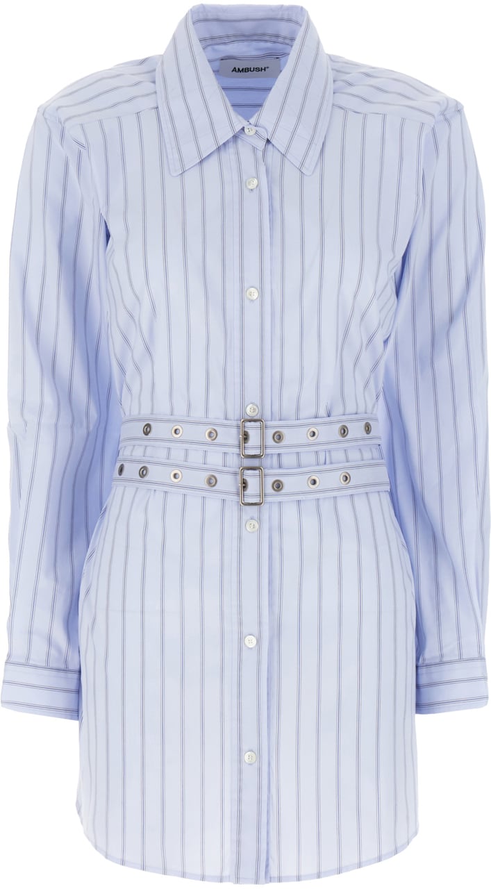 AMBUSH AMBUSH Printed cotton blend shirt dress Divers