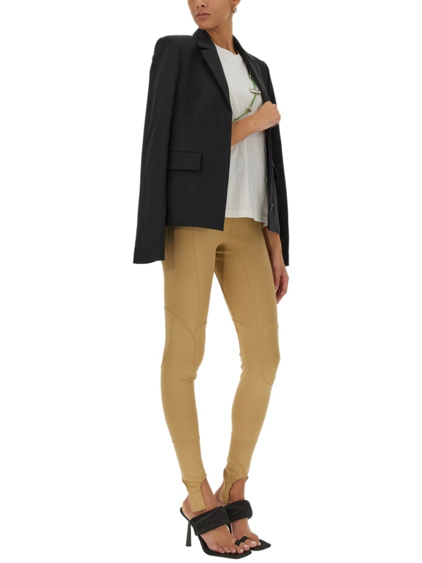 AMBUSH Tailored Single-Breasted Jacket With Notched Lapels Zwart