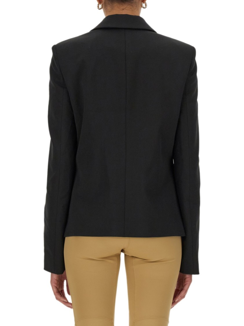 AMBUSH Tailored Single-Breasted Jacket With Notched Lapels Zwart
