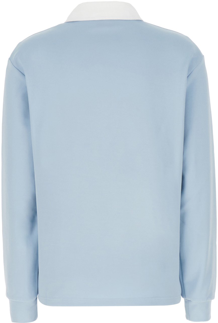 AMBUSH AMBUSH Pastel light blue piquet polo shirt Lichtblauw