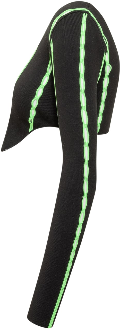 AMBUSH Cardigan Cropped Zwart