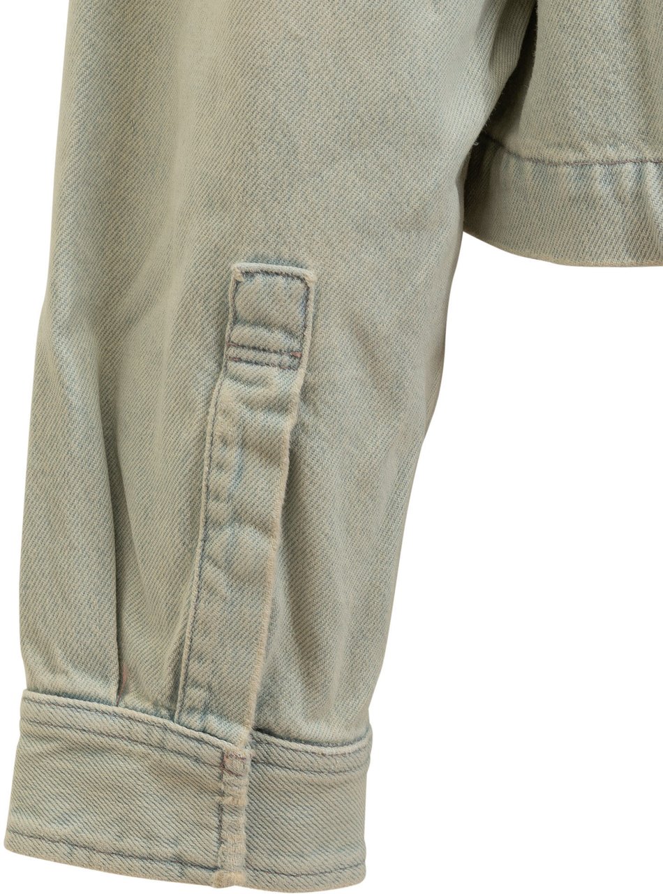 AMBUSH Camicia in Jeans con Logo Blauw