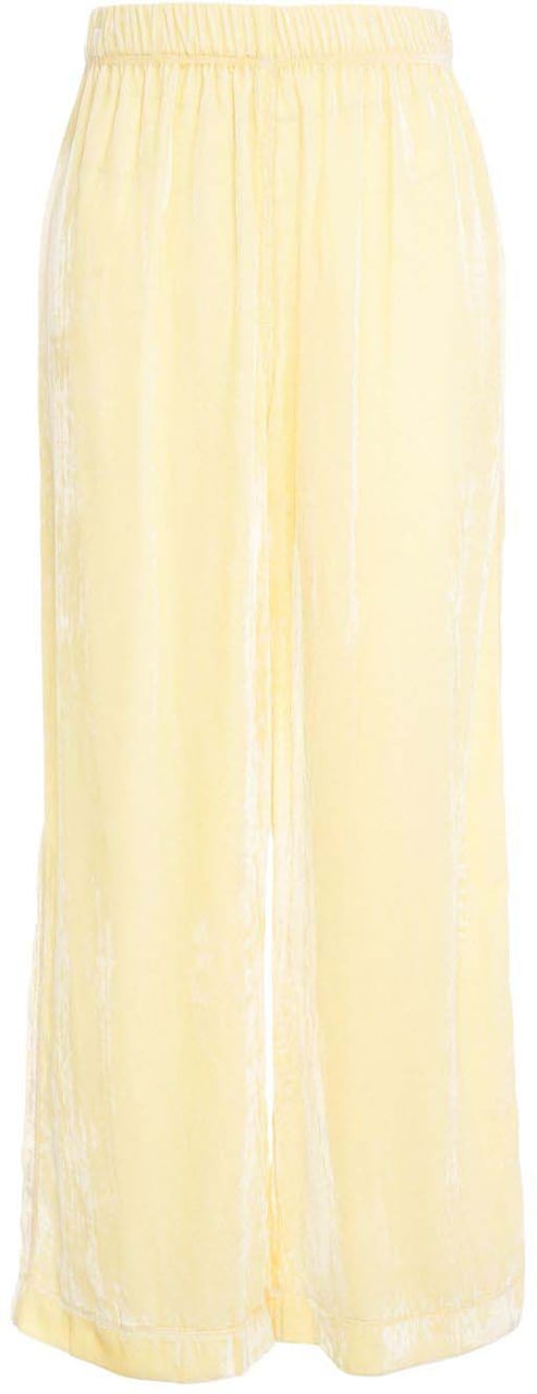 American Vintage Wide leg pants Geel