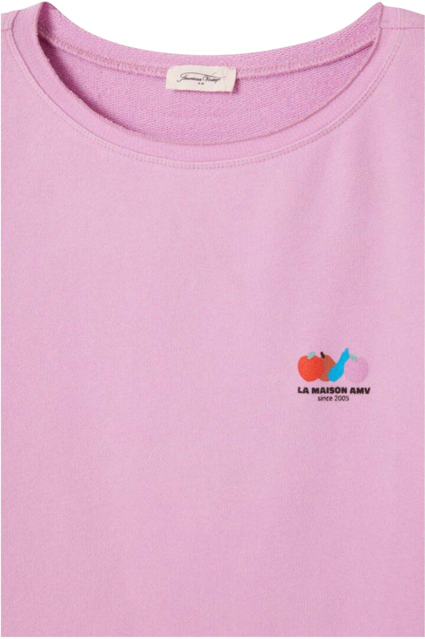 American Vintage American Vintage Atubay T-shirts Roze Atu02ae26 Roze