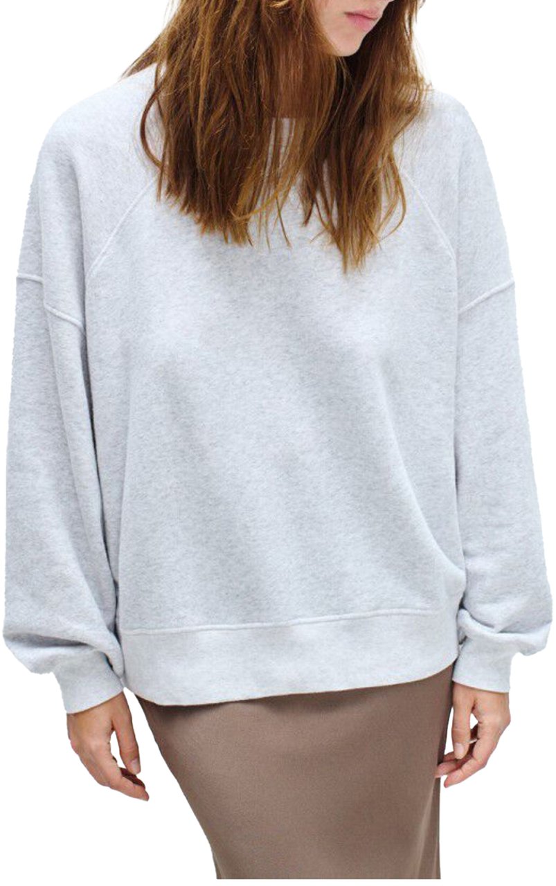 American Vintage American Vintage Atubay Sweaters Lichtgrijs Atu03be26 Grijs