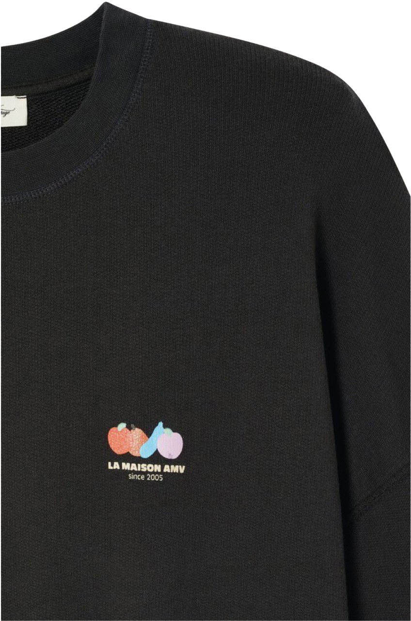 American Vintage American Vintage Atubay Sweaters Zwart Atu03de26 Zwart