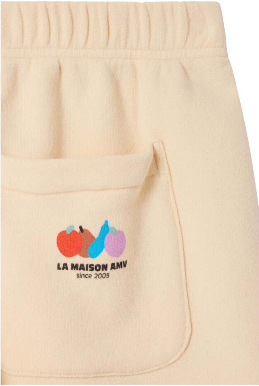 American Vintage American Vintage Atubay Shorts Ecru Atu09ae26 Wit