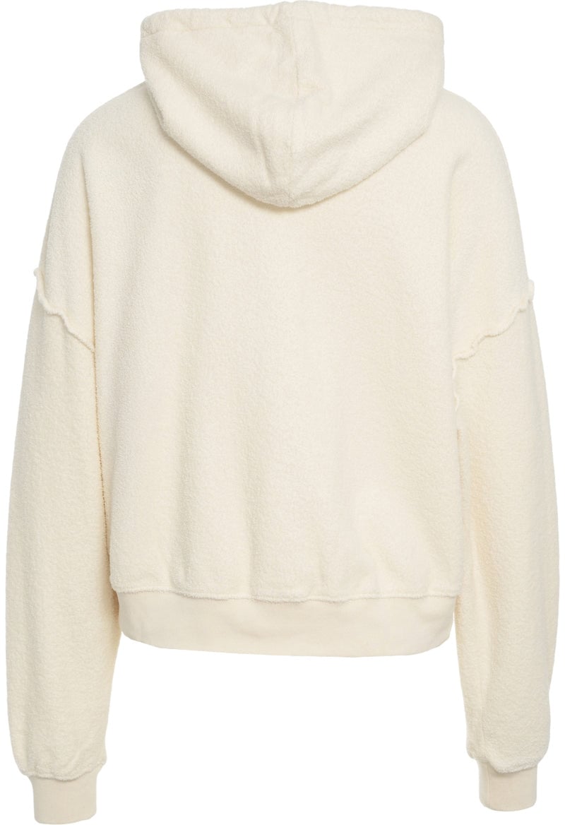 American Vintage Hoodie with zip 'Bobypark' Wit