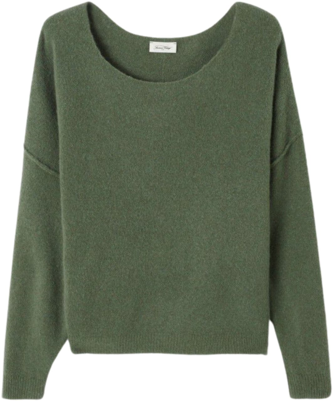 American Vintage American Vintage Damsville Truien Olijf Dam225e25 Groen
