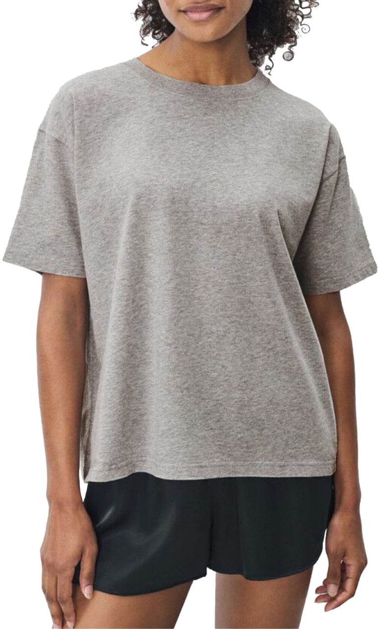 American Vintage American Vintage Fizvalley T-shirts Lichtgrijs Fiz02ae26 Grijs