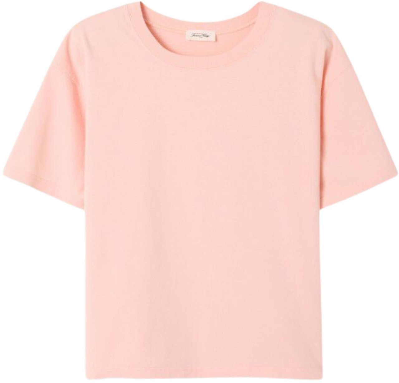 American Vintage American Vintage Fizvalley T-shirts Lichtroze Fiz02ah25 Roze