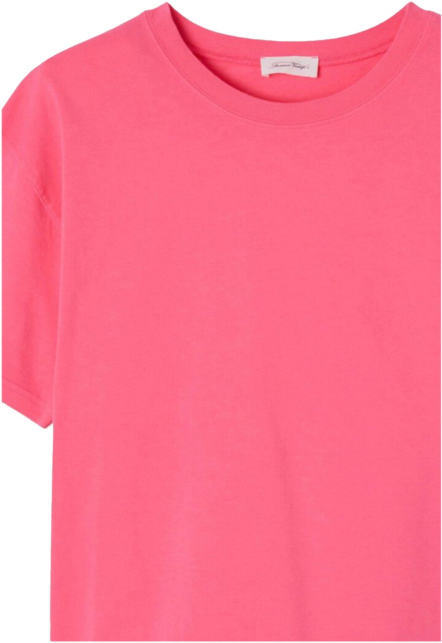American Vintage Fizvalley T-shirts Roze Fiz02ah25 Roze