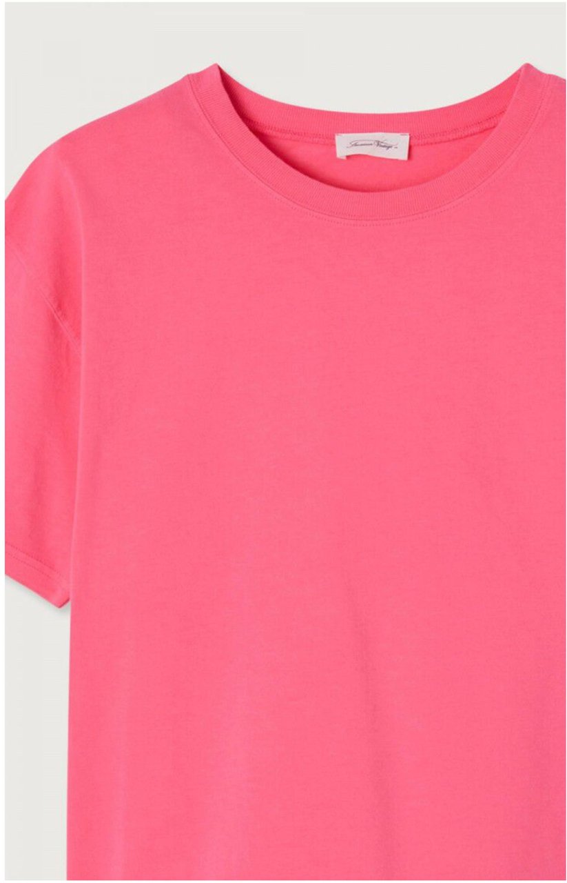 American Vintage American Vintage Fizvalley T-shirts Roze Fiz02ah25 Roze