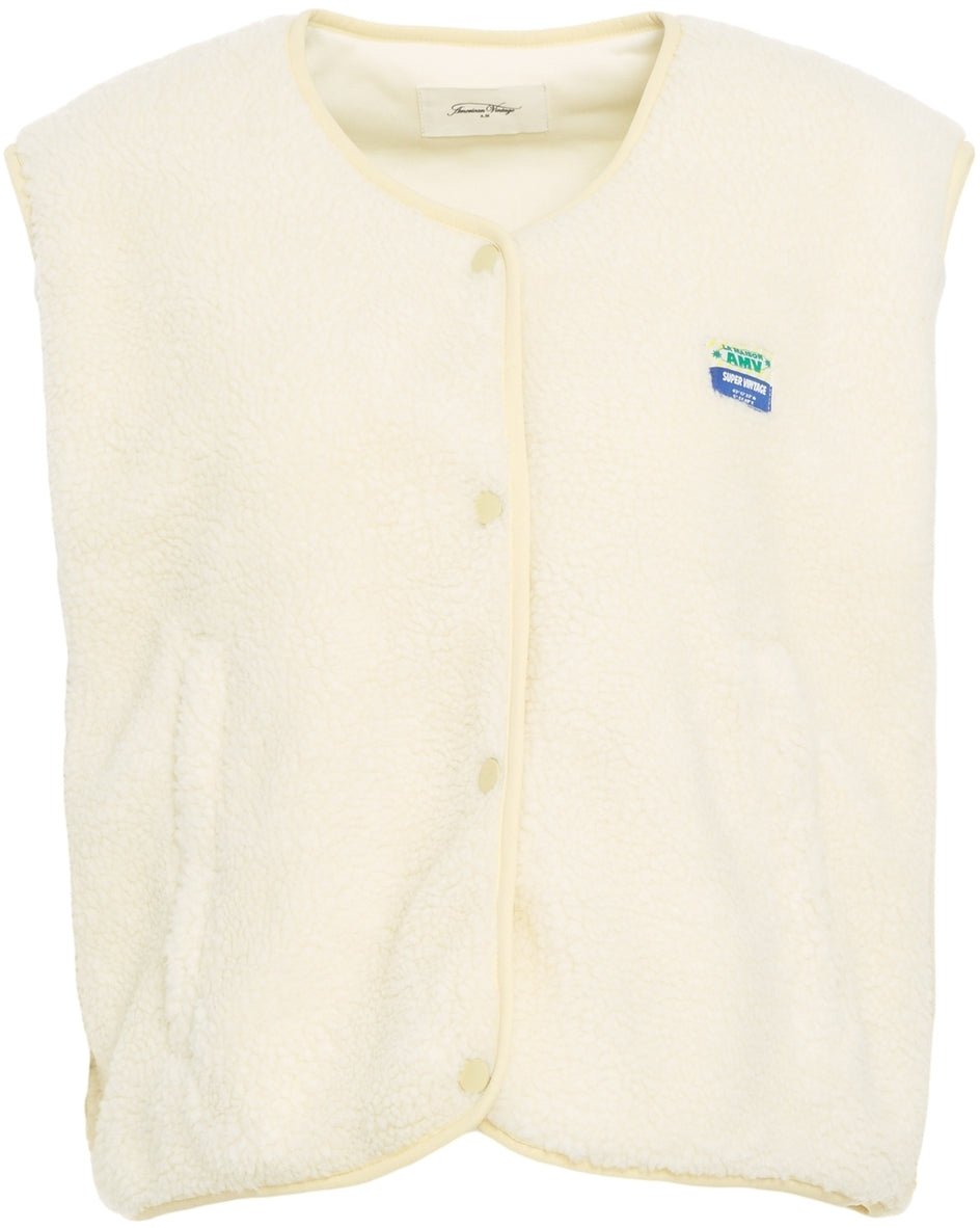 American Vintage Gilet 'Hoktown' Wit