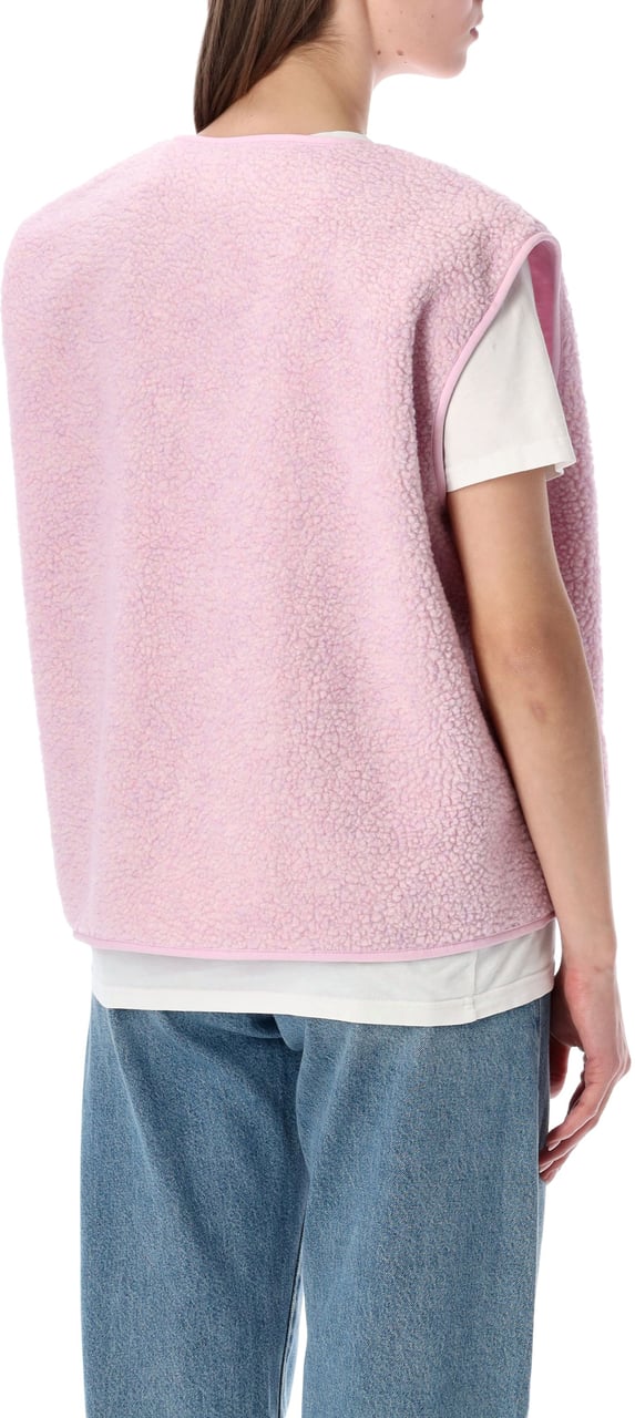 American Vintage Hoktown Gilet Light Rose Roze