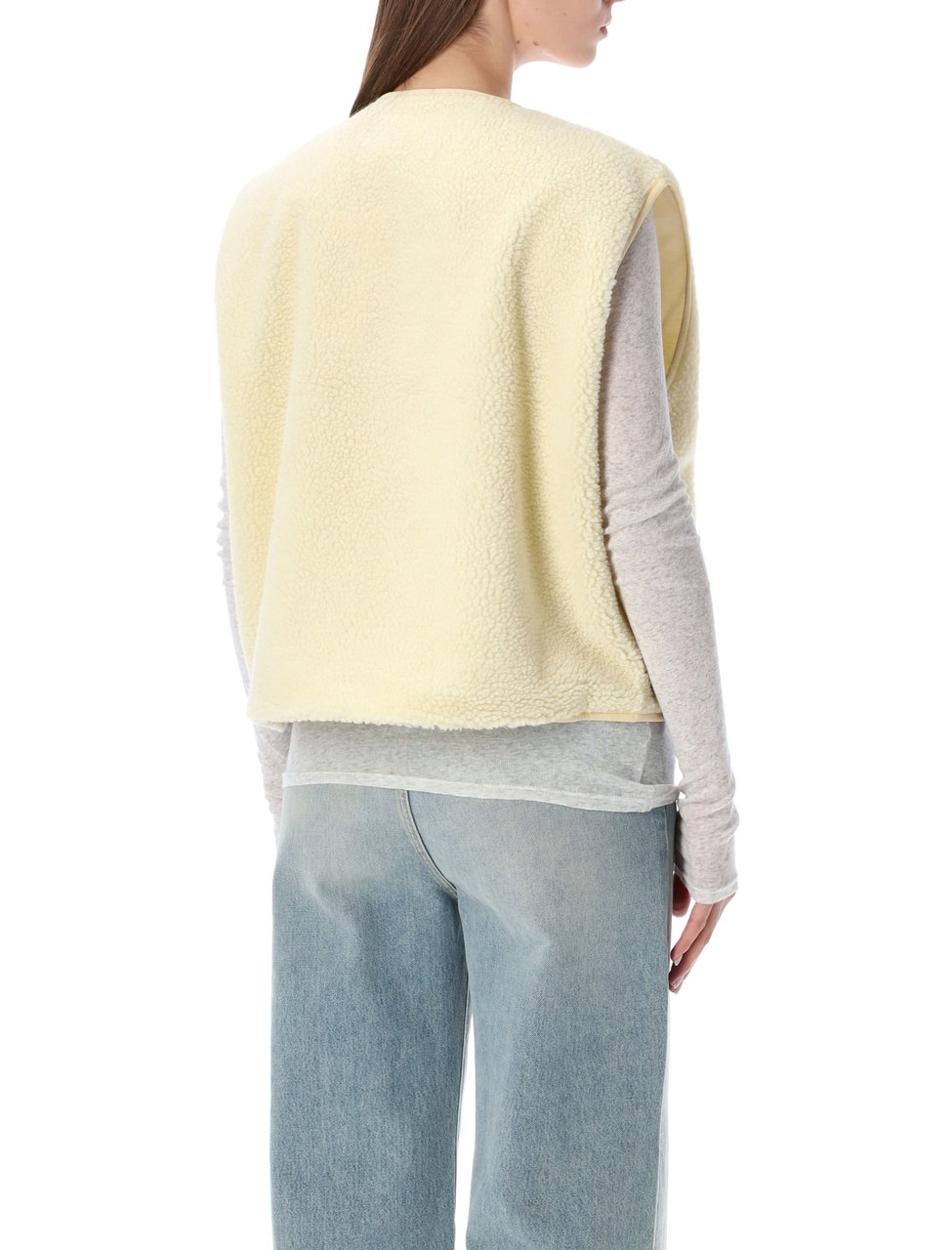 American Vintage Hoktown Gilet Beige Beige