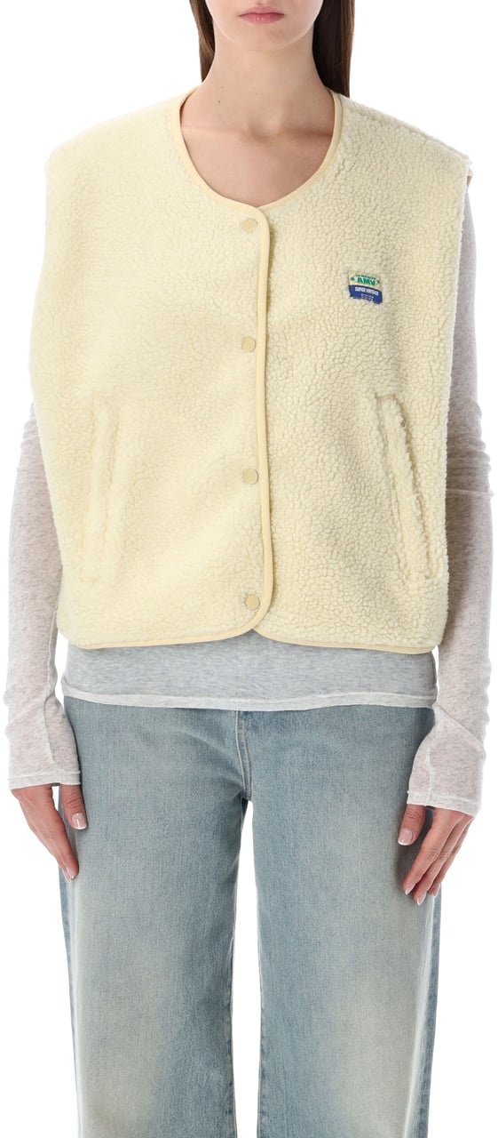 American Vintage Hoktown Gilet Beige Beige