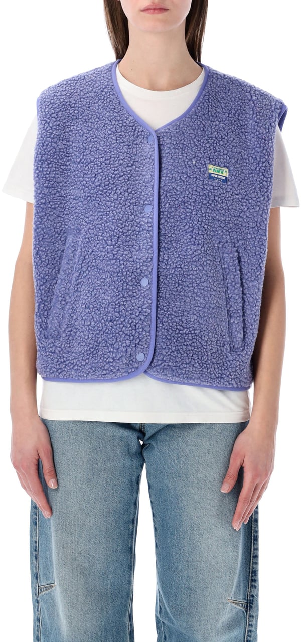 American Vintage Hoktown Gilet Viola Paars