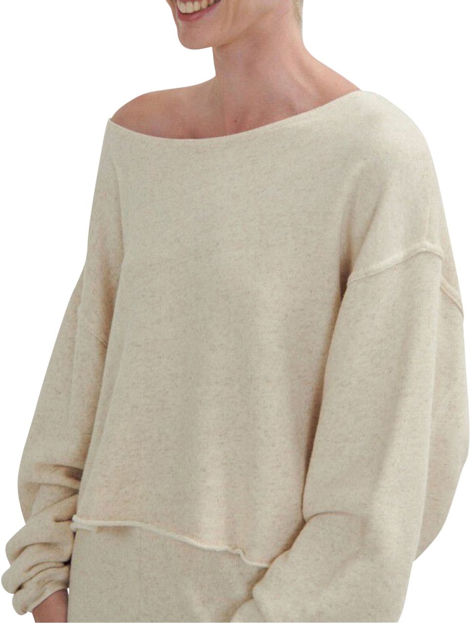 American Vintage American Vintage Itonay Sweaters Ecru Ito03ae25 Wit