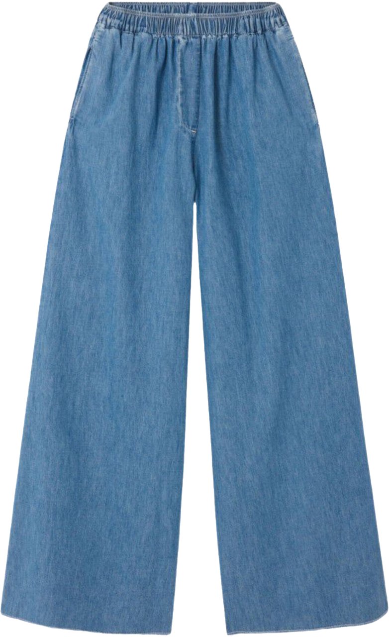 American Vintage Izeway Pantalons Blauw Ize10ae26 Blauw
