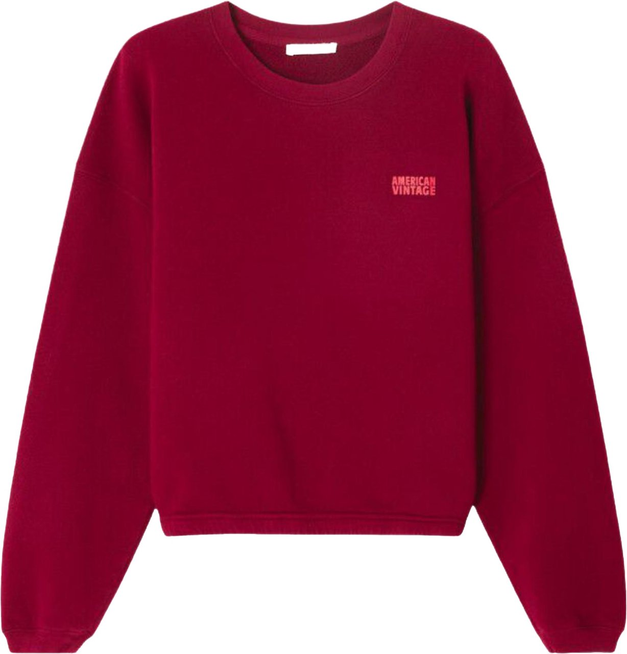 American Vintage Izubird Sweaters Bordeaux Izu03ae26 Rood