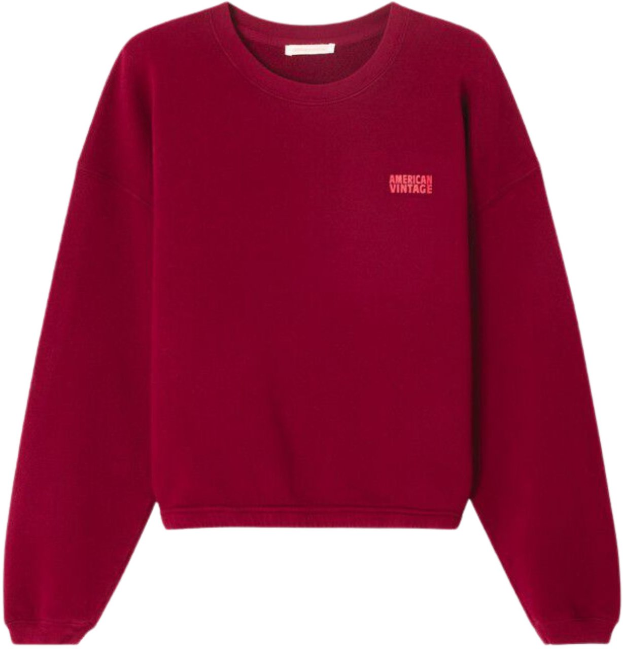 American Vintage American Vintage Izubird Sweaters Bordeaux Izu03ah25 Rood