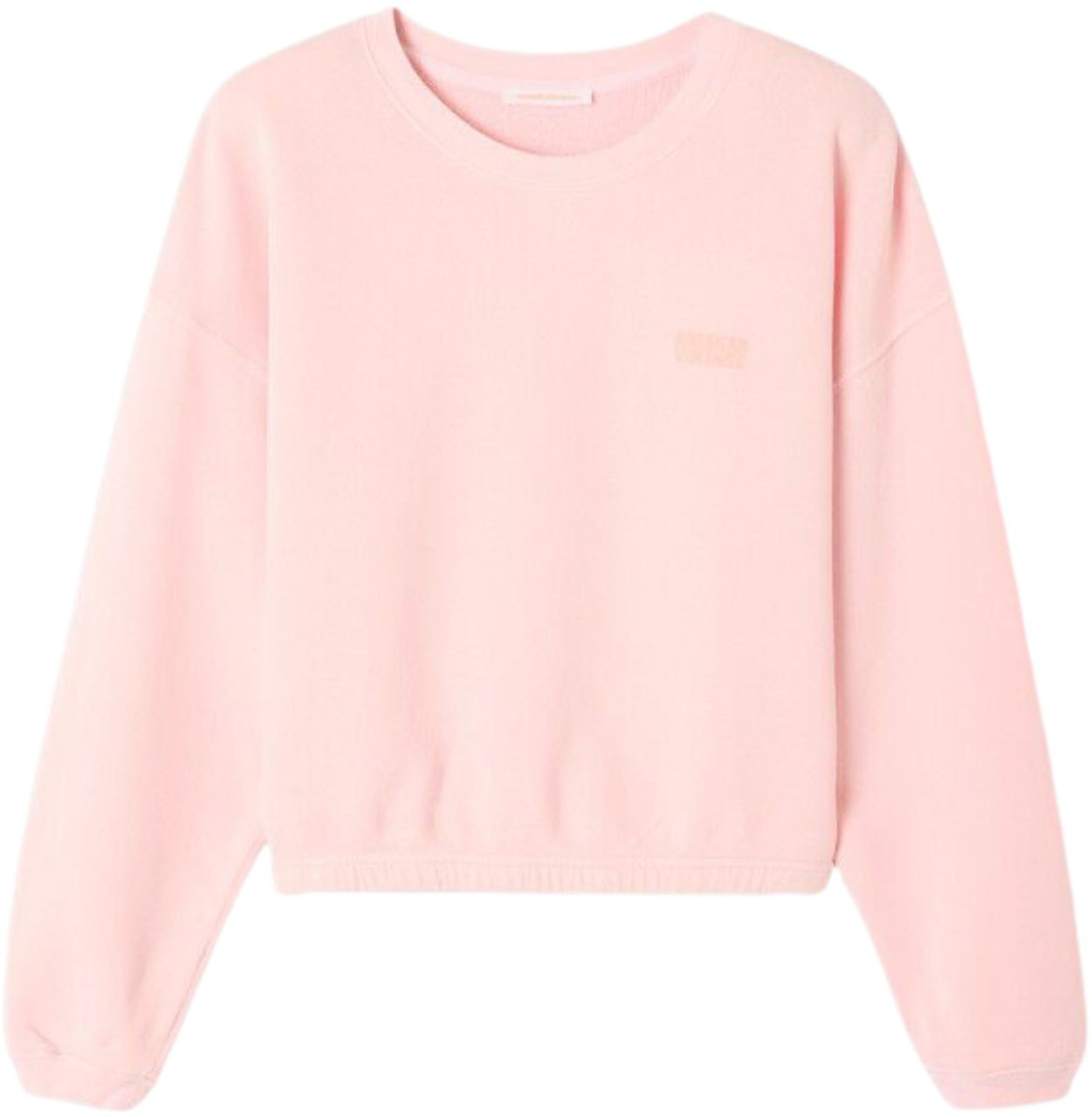 American Vintage American Vintage Izubird Sweaters Lichtroze Izu03ah25 Roze