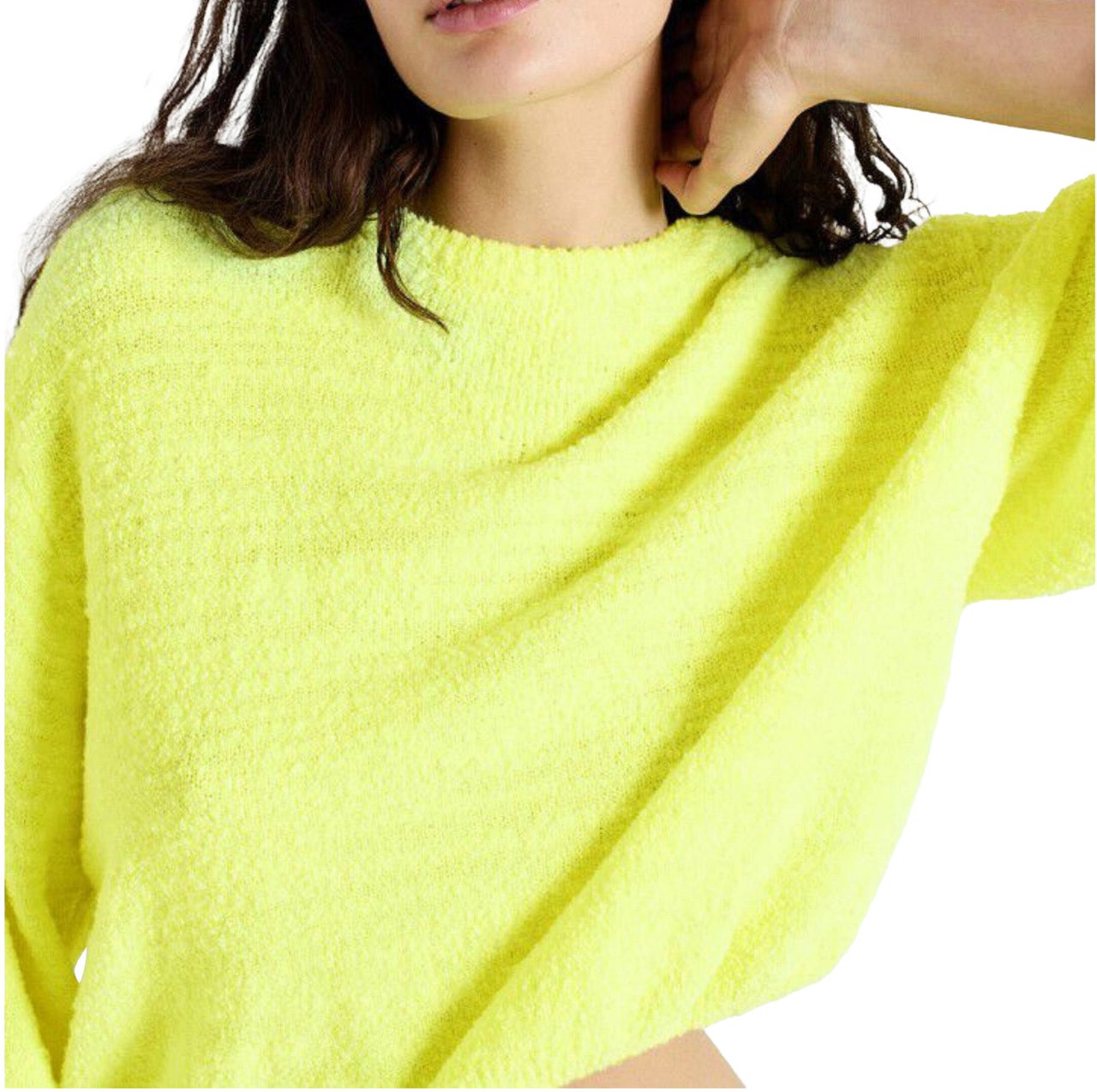 American Vintage American Vintage Ligeway Sweaters Geel Lig18ae25 Geel