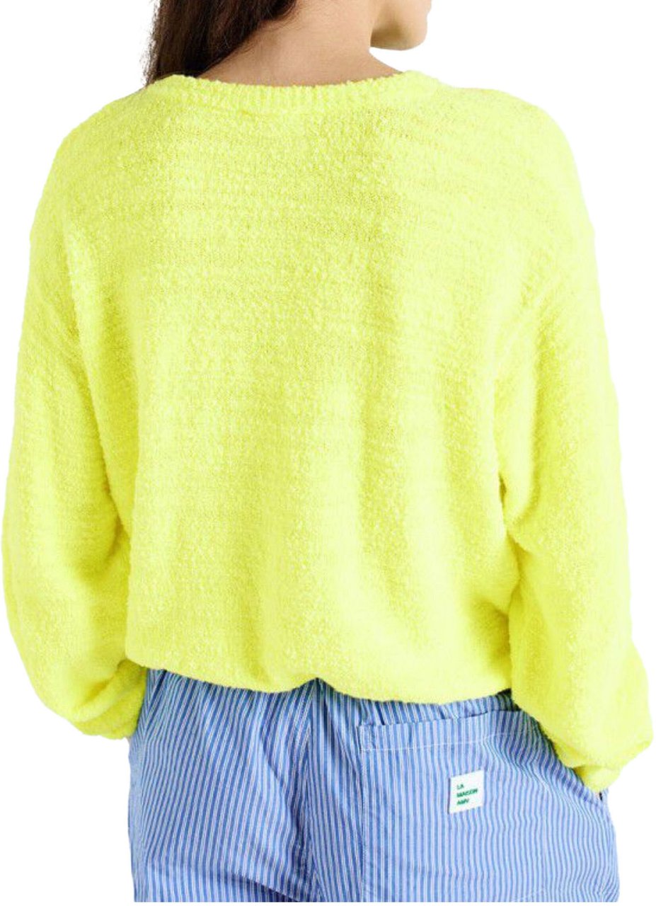 American Vintage American Vintage Ligeway Sweaters Geel Lig18ae25 Geel