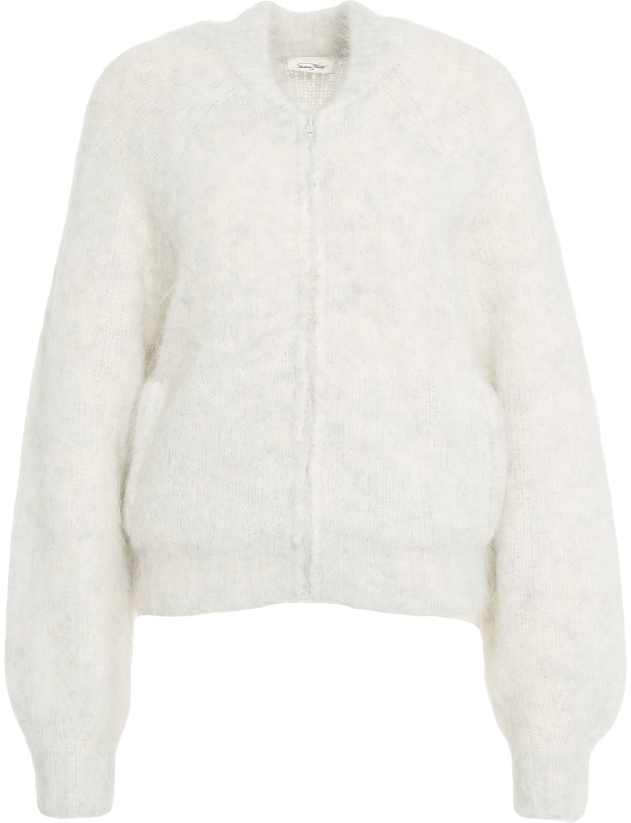 American Vintage Knit bomber Wit