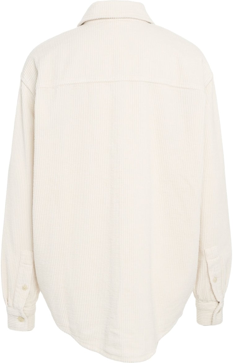 American Vintage Corduroy shirt 'Padow' Wit