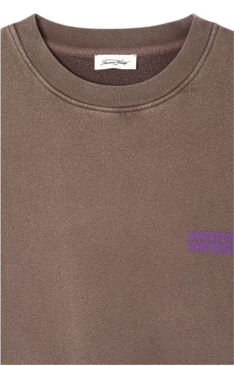 American Vintage American Vintage Plizzy Sweaters Bruin Pli03ch25 Bruin