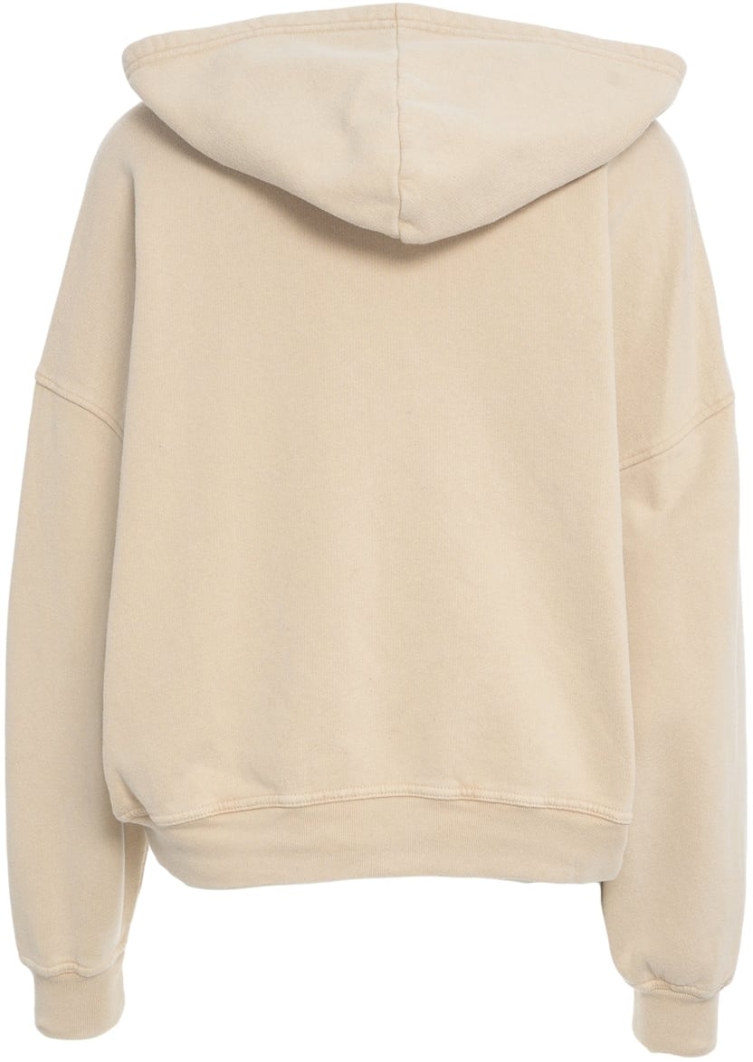 American Vintage Hoodie with logo Beige