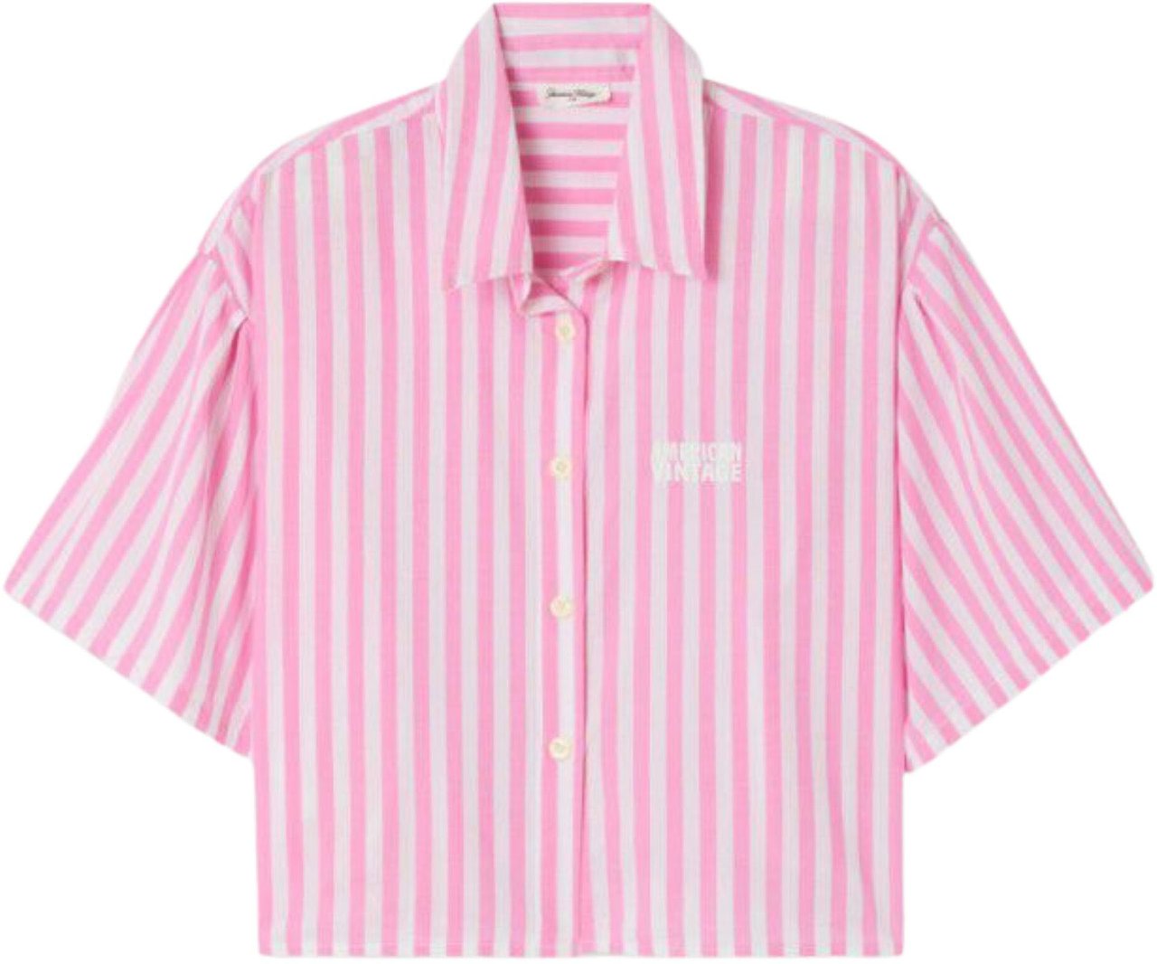 American Vintage Vextown Blouses Roze Vex06ae26 Roze
