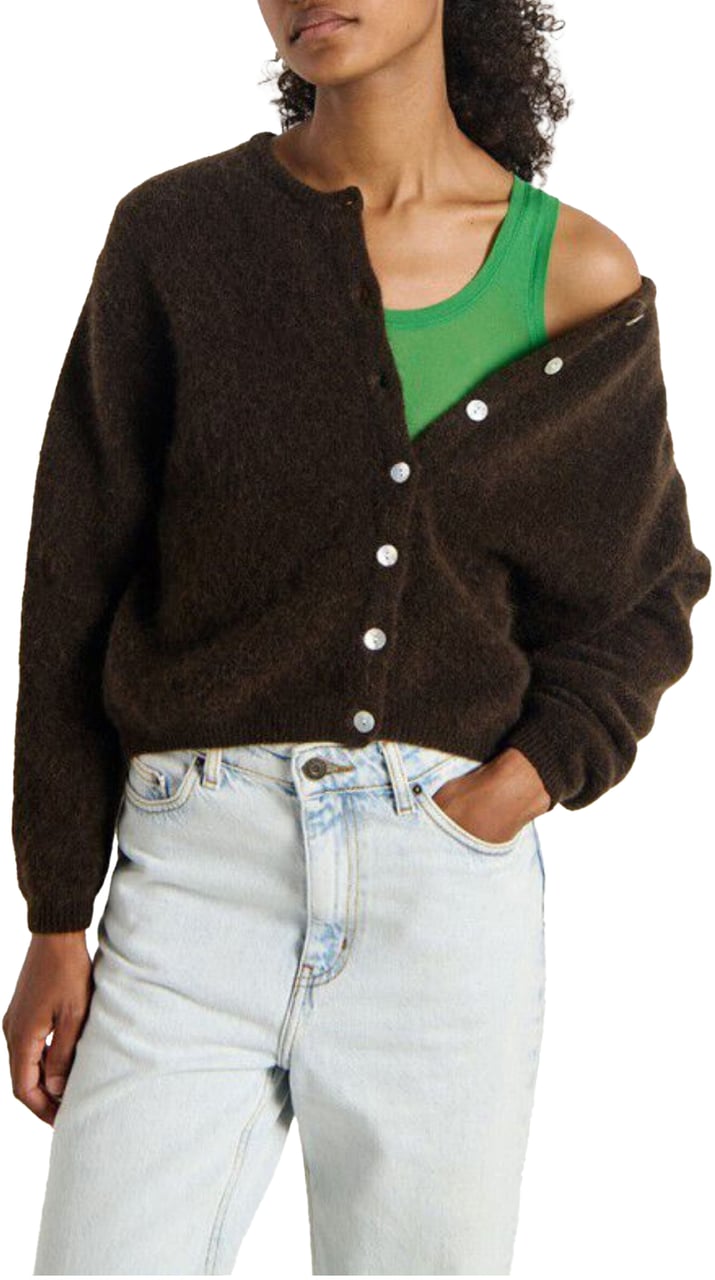 American Vintage American Vintage Vitow Vesten Donkerbruin Vito19ee26 Bruin