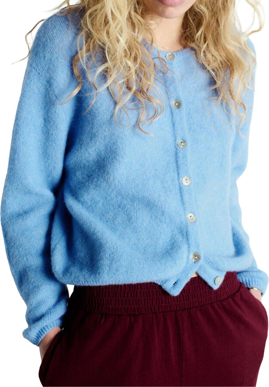 American Vintage Vitow Vesten Lichtblauw Vito19ee26 Blauw