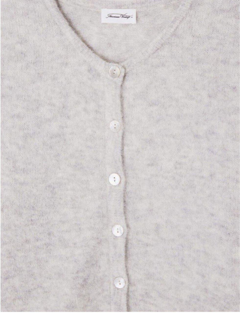 American Vintage American Vintage Vitow Vesten Lichtgrijs Vito19ee26 Grijs