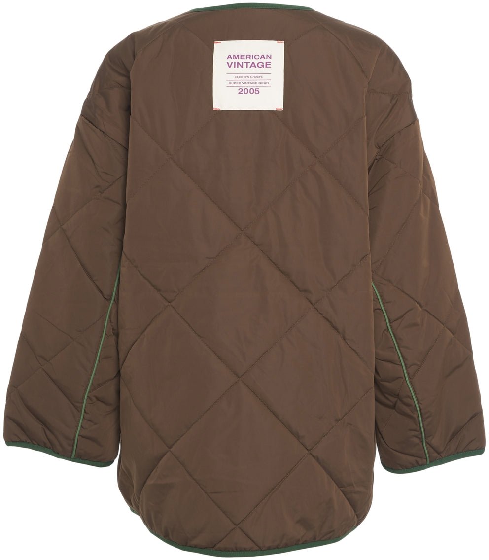 American Vintage Quilted jacket 'Vowbay' Bruin