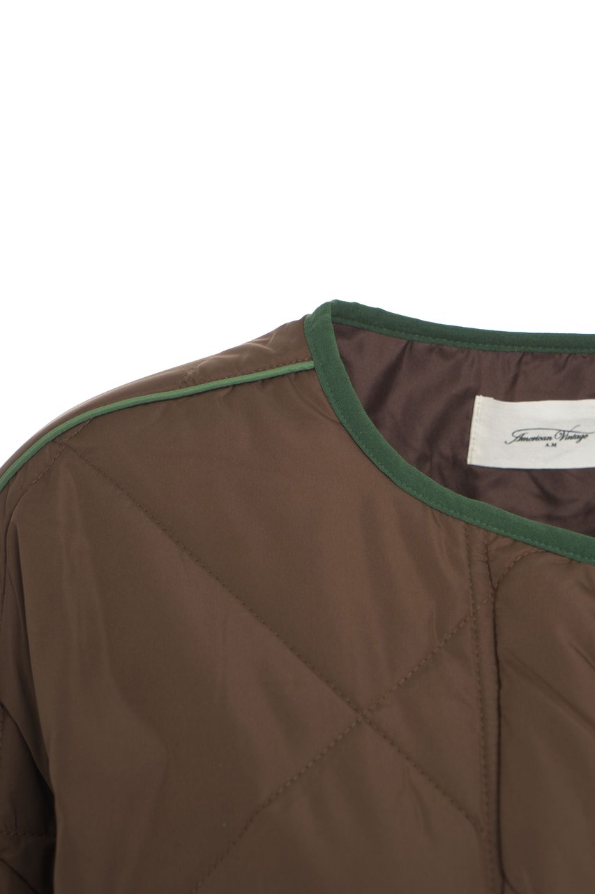 American Vintage Quilted jacket 'Vowbay' Bruin