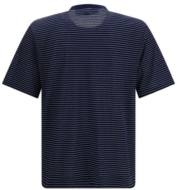 Ami Paris Blue Cotton T-Shirt Blauw
