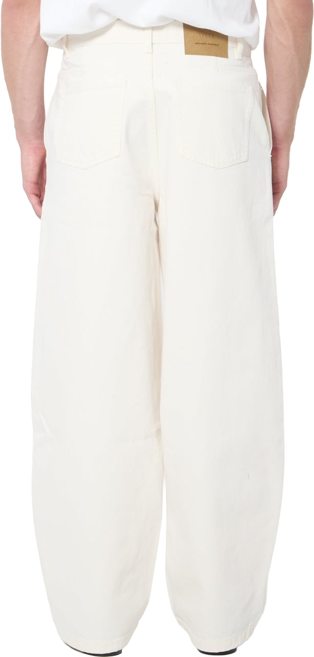 AMI Paris Balloon jeans Wit