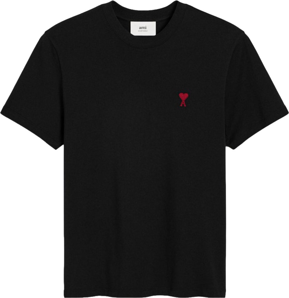AMI Paris T-Shirts And Polos Noir Zwart