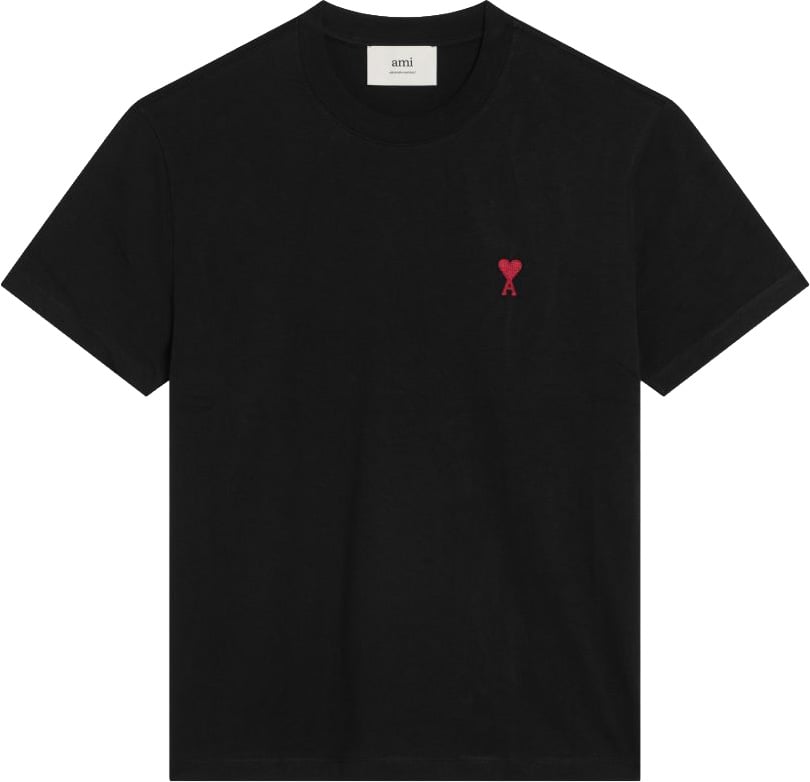 AMI Paris T-Shirts And Polos Black Zwart